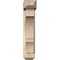 Ekena Millwork Balboa Craftsman Rough Sawn Bracket w/ Offset Brace, Douglas Fir, 6"W x 18"D x 30"H BKT0604X18X30BOA04RDF - alternate 2